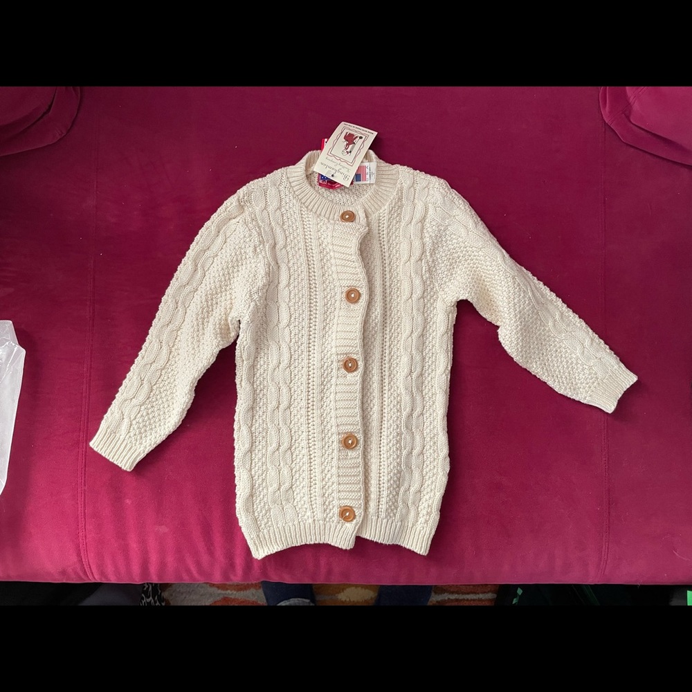 Binghamton Knitting Company Kids Cardigan, Size 5
